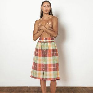 Ace & Jig Sadie Skirt in Daiquiri NWT